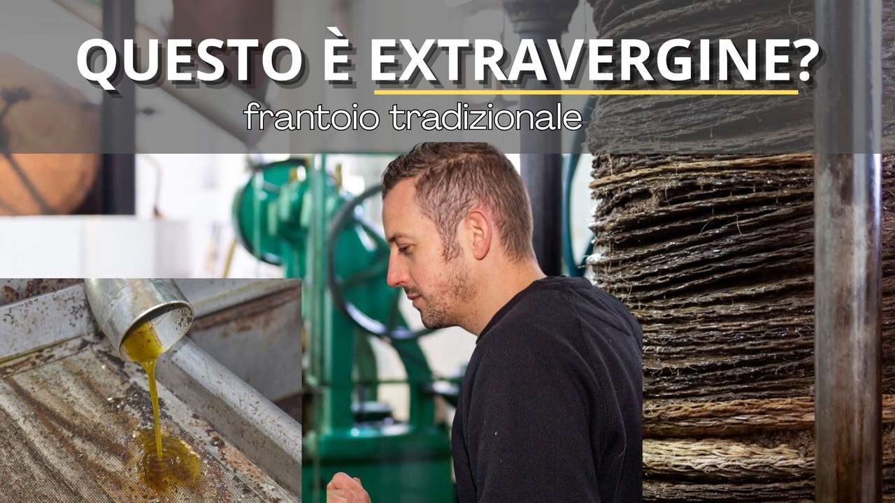 Con il frantoio tradizionale si produce olio extravergine di oliva?