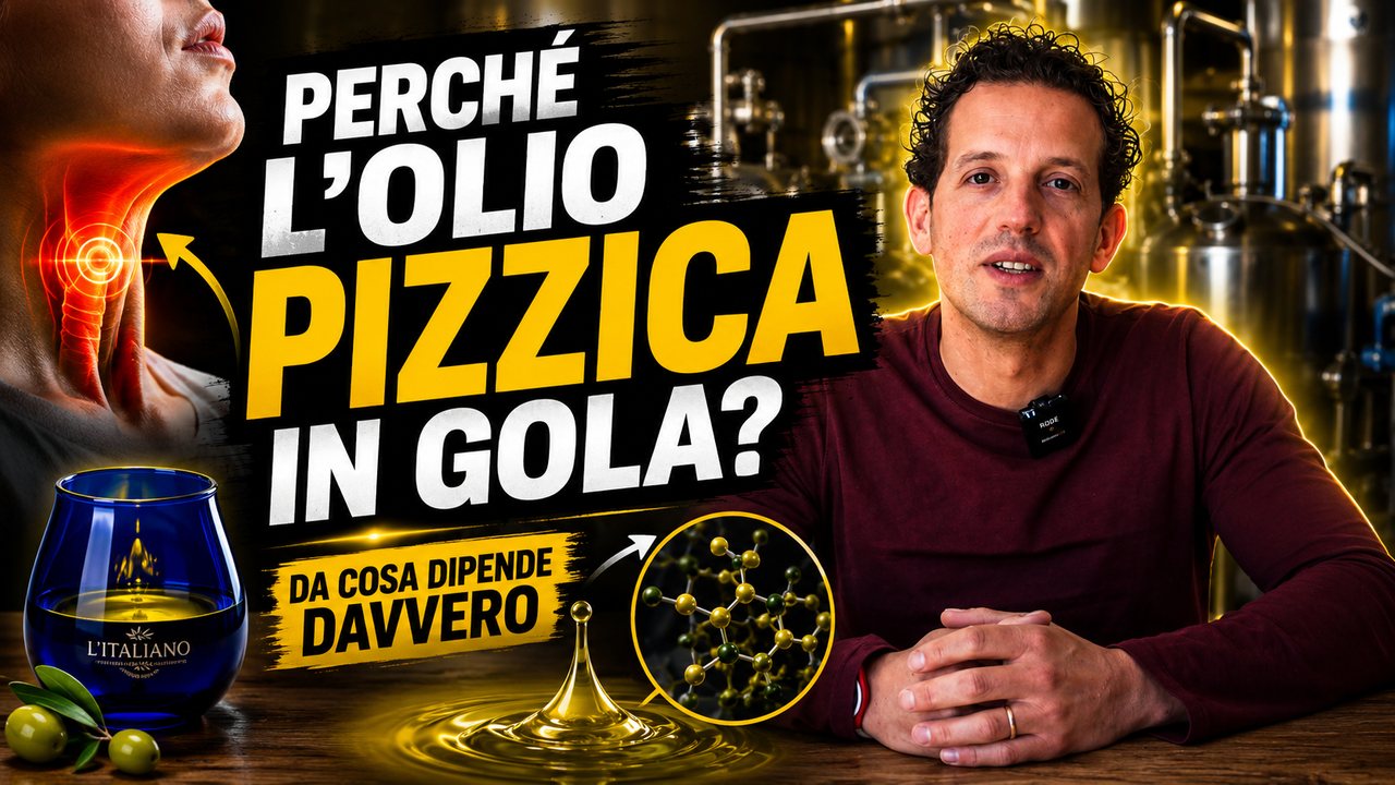 Perché l’olio extravergine pizzica in gola: da cosa dipende davvero
