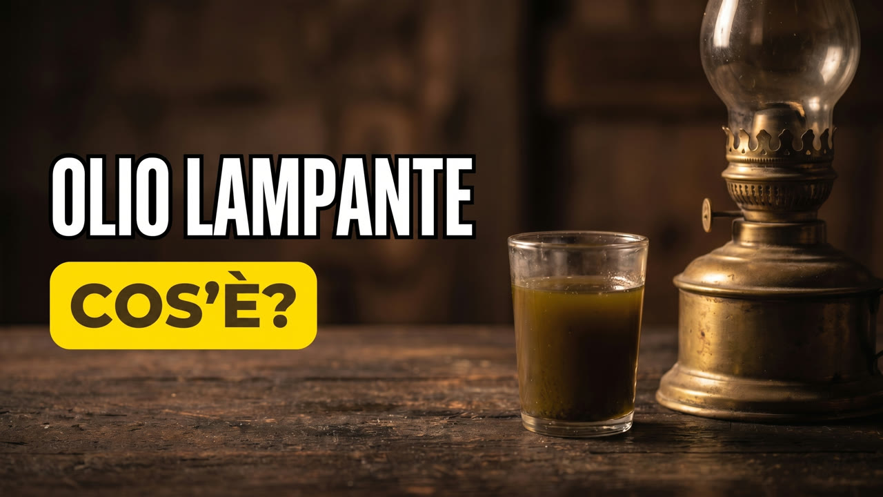Olio lampante: cos'è, perché si chiama così e a cosa serve